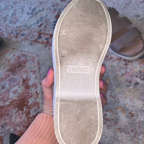 Vionic Orthopedic Keomi Tan Leather Multi-Strap Sling Back Sandals Size 7 Used - Picture 6 of 7